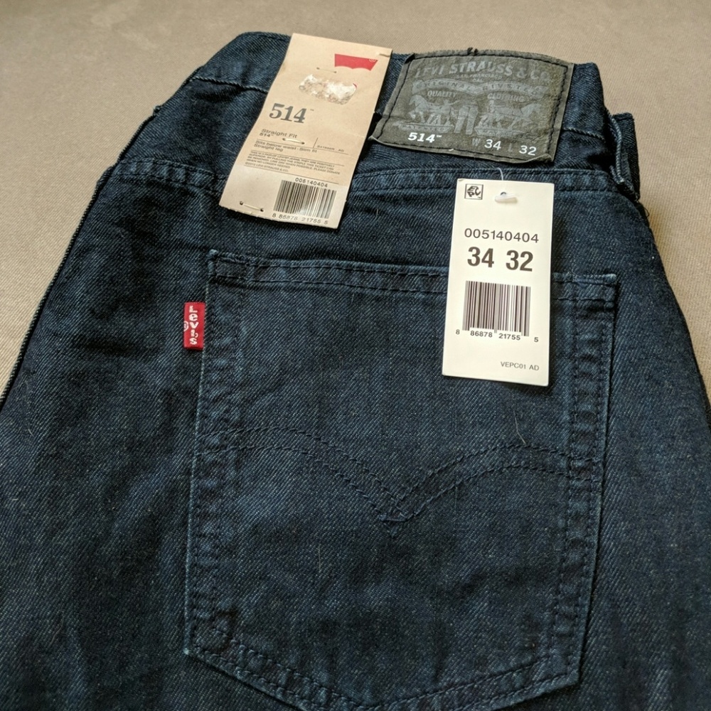 Levi's 514 straight leg jeans